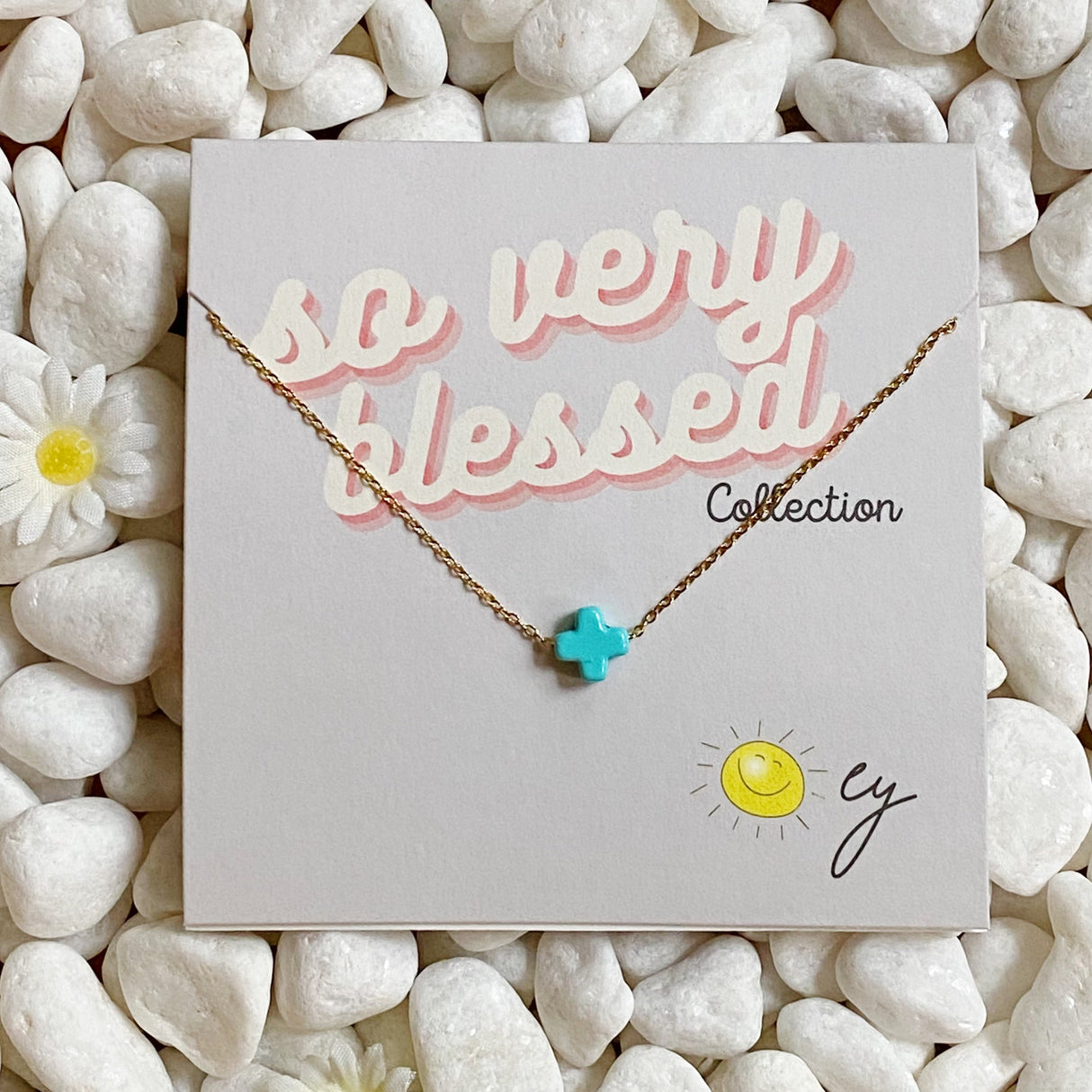 So Very Blessed Cross Necklace by Ellisonyoung.com