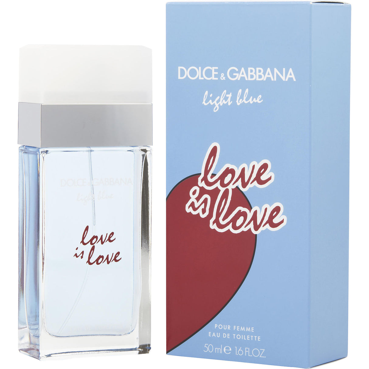 D & G LIGHT BLUE LOVE IS LOVE by Dolce & Gabbana - EDT SPRAY 1.7 OZ - Women