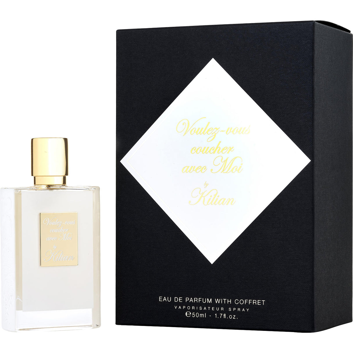 KILIAN VOULEZ VOUS COUCHER AVEC MOI by Kilian - EAU DE PARFUM SPRAY REFILLABLE 1.7 OZ & CLUTCH - Unisex