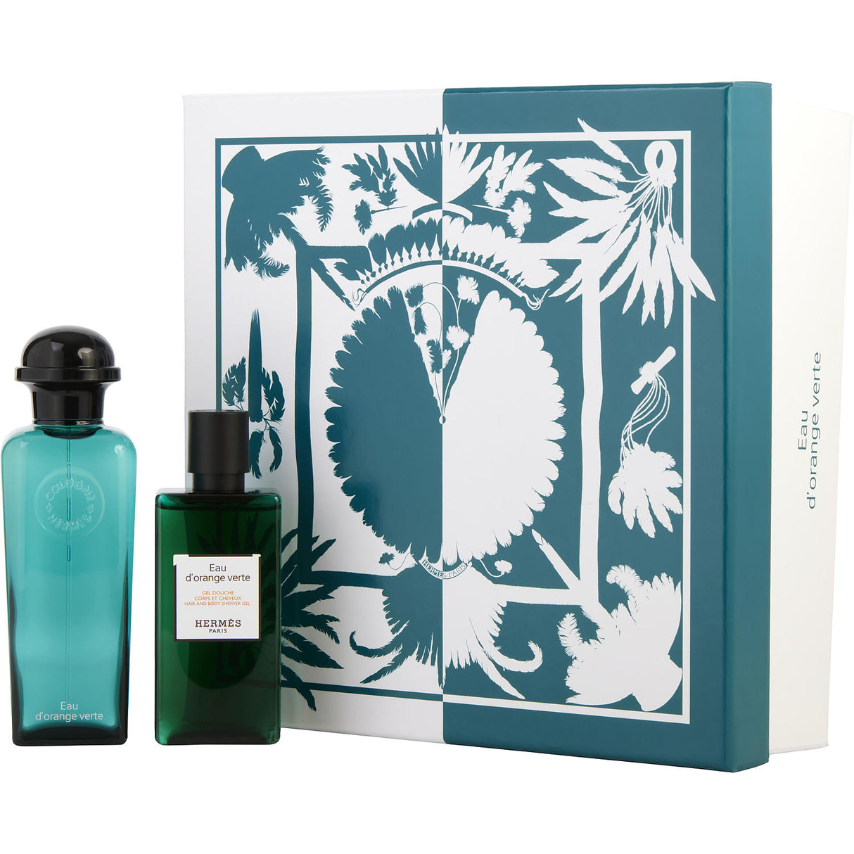 HERMES D'ORANGE VERT by Hermes - EAU DE COLOGNE SPRAY 3.3 OZ & SHOWER GEL 2.7 OZ - Unisex