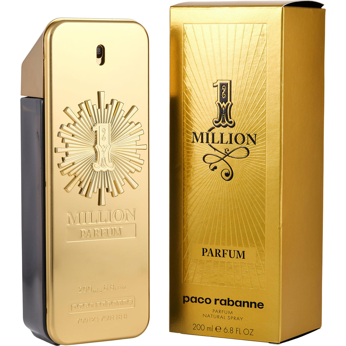 PACO RABANNE 1 MILLION by Paco Rabanne - PARFUM SPRAY 6.7 OZ - Men