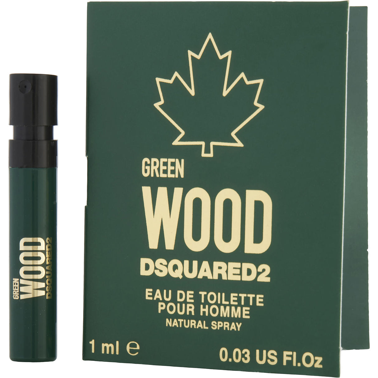 DSQUARED2 WOOD GREEN by Dsquared2 - EDT SPRAY VIAL ON CARD - Men