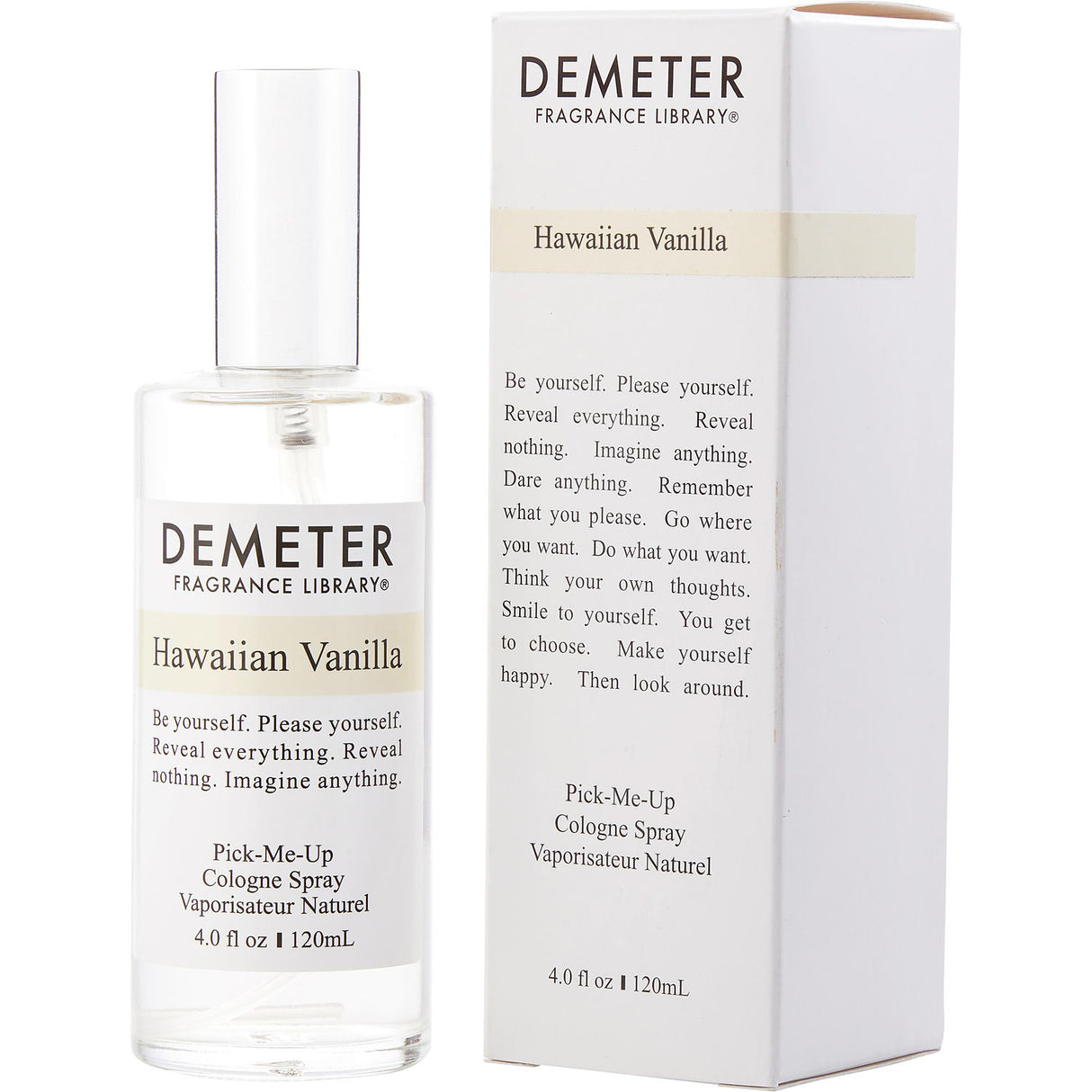 DEMETER HAWAIIAN VANILLA by Demeter - COLOGNE SPRAY 4 OZ - Unisex