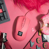 Mionix Avior Frosting Optical Mouse Pink by Level Up Desks