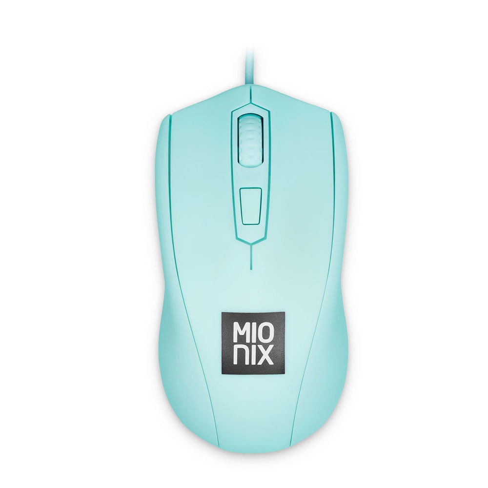 Mionix Avior Ice Cream Optical Mouse Teal by Level Up Desks