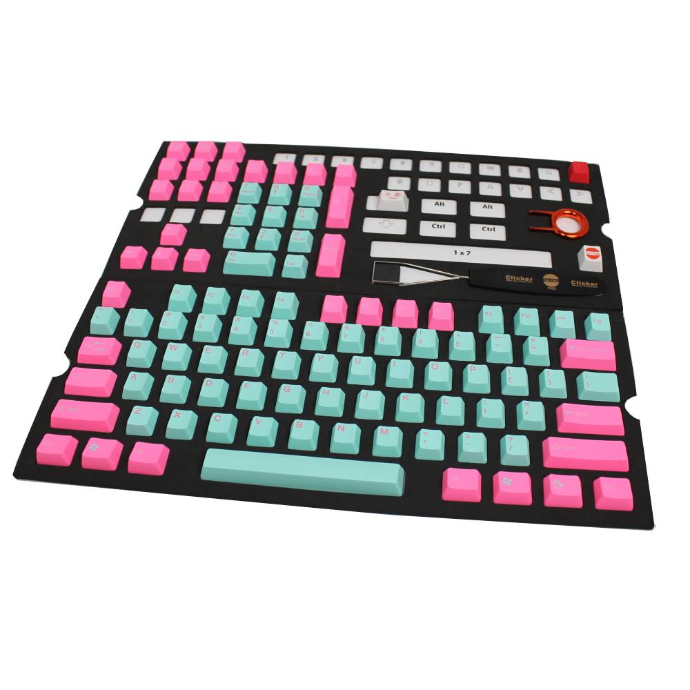 Tai-Hao Miami PBT Keycap Set by Level Up Desks