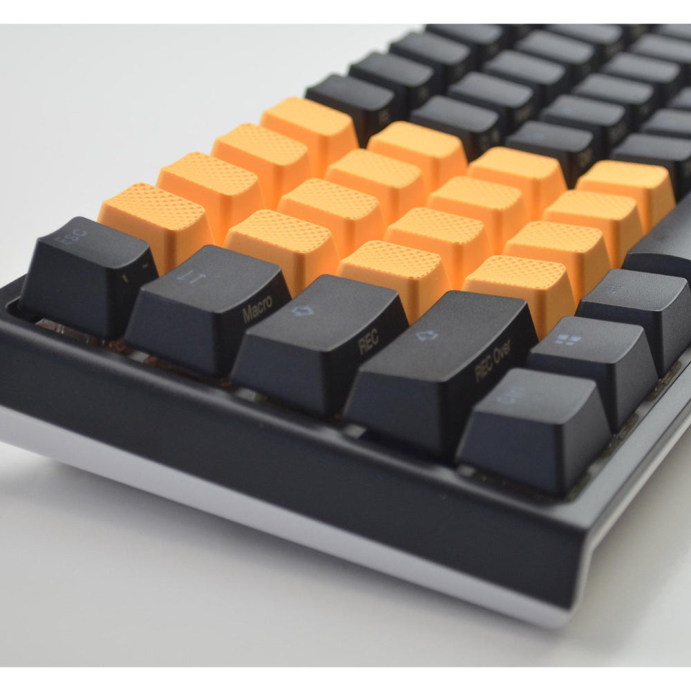 Tai-Hao Rubber Keycap Set 18 Neon Orange by Level Up Desks