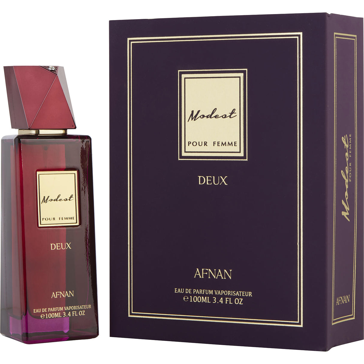 AFNAN MODEST DEUX by Afnan Perfumes - EAU DE PARFUM SPRAY 3.4 OZ - Women