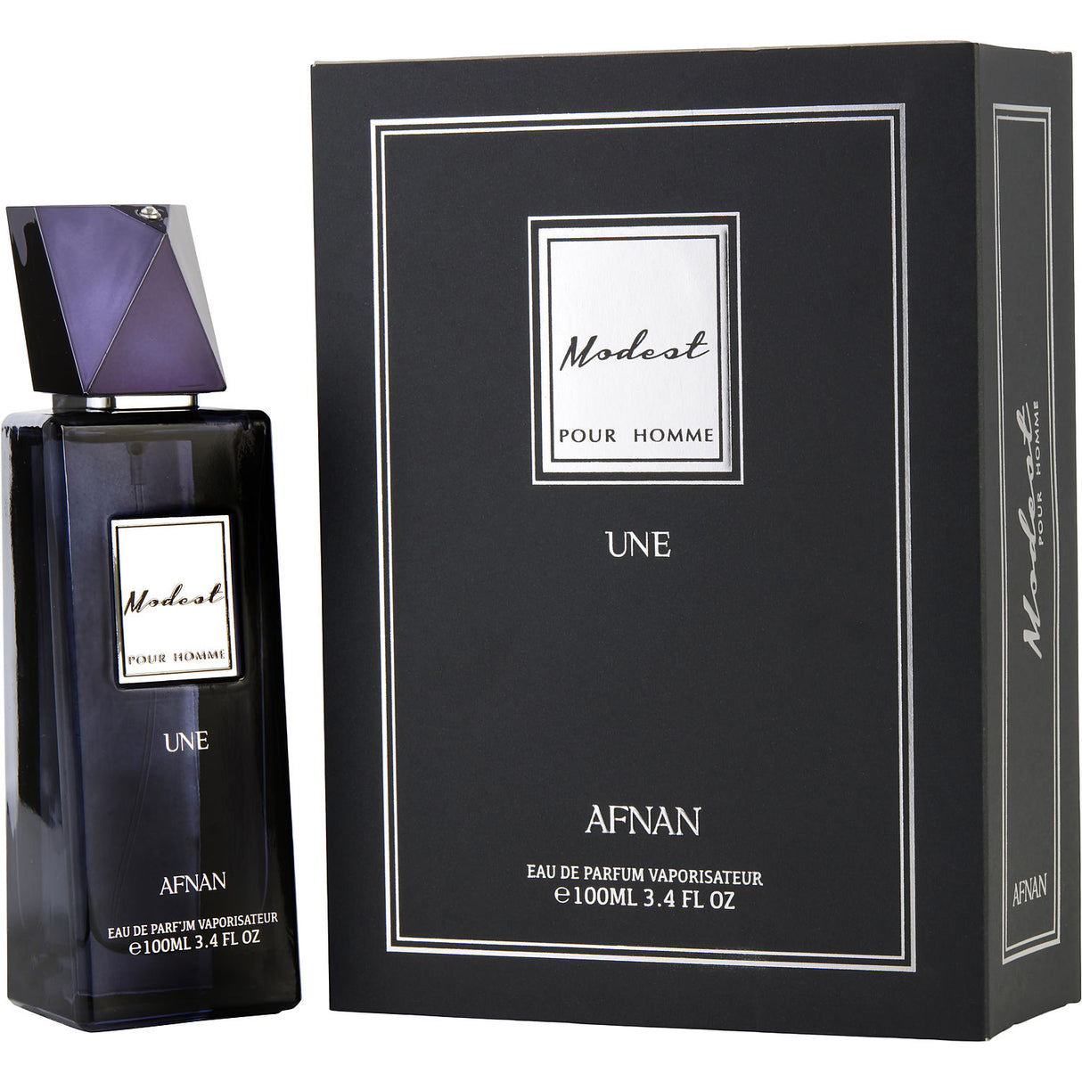 AFNAN MODEST UNE by Afnan Perfumes - EAU DE PARFUM SPRAY 3.4 OZ - Men