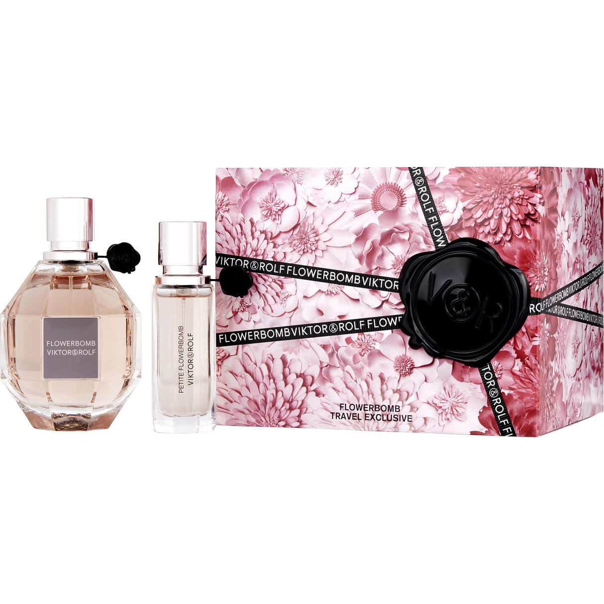 FLOWERBOMB by Viktor & Rolf - EAU DE PARFUM SPRAY 3.4 OZ & EAU DE PARFUM SPRAY 0.68 OZ (TRAVEL SET) - Women