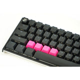 Tai-Hao Rubber Gaming Keycaps ZXCV Neon Pink by Level Up Desks