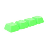 Tai-Hao Rubber Gaming Keycaps Blank Neon Green by Level Up Desks