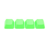 Tai-Hao Rubber Gaming Keycaps Blank Neon Green by Level Up Desks