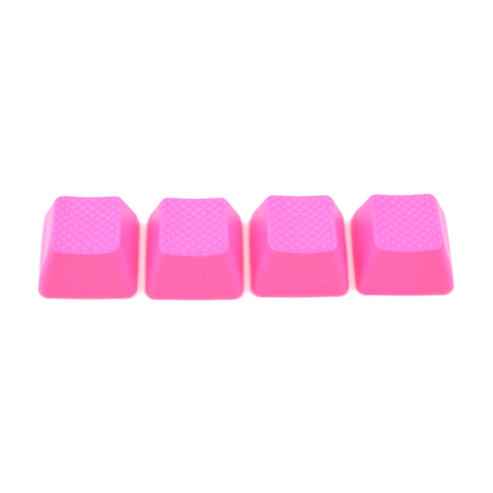 Tai-Hao Rubber Gaming Keycaps Blank Neon Pink by Level Up Desks