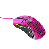 Xtrfy M4 RGB Lightweight Gaming Mouse - Pink by Level Up Desks