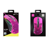 Xtrfy M4 RGB Lightweight Gaming Mouse - Pink by Level Up Desks