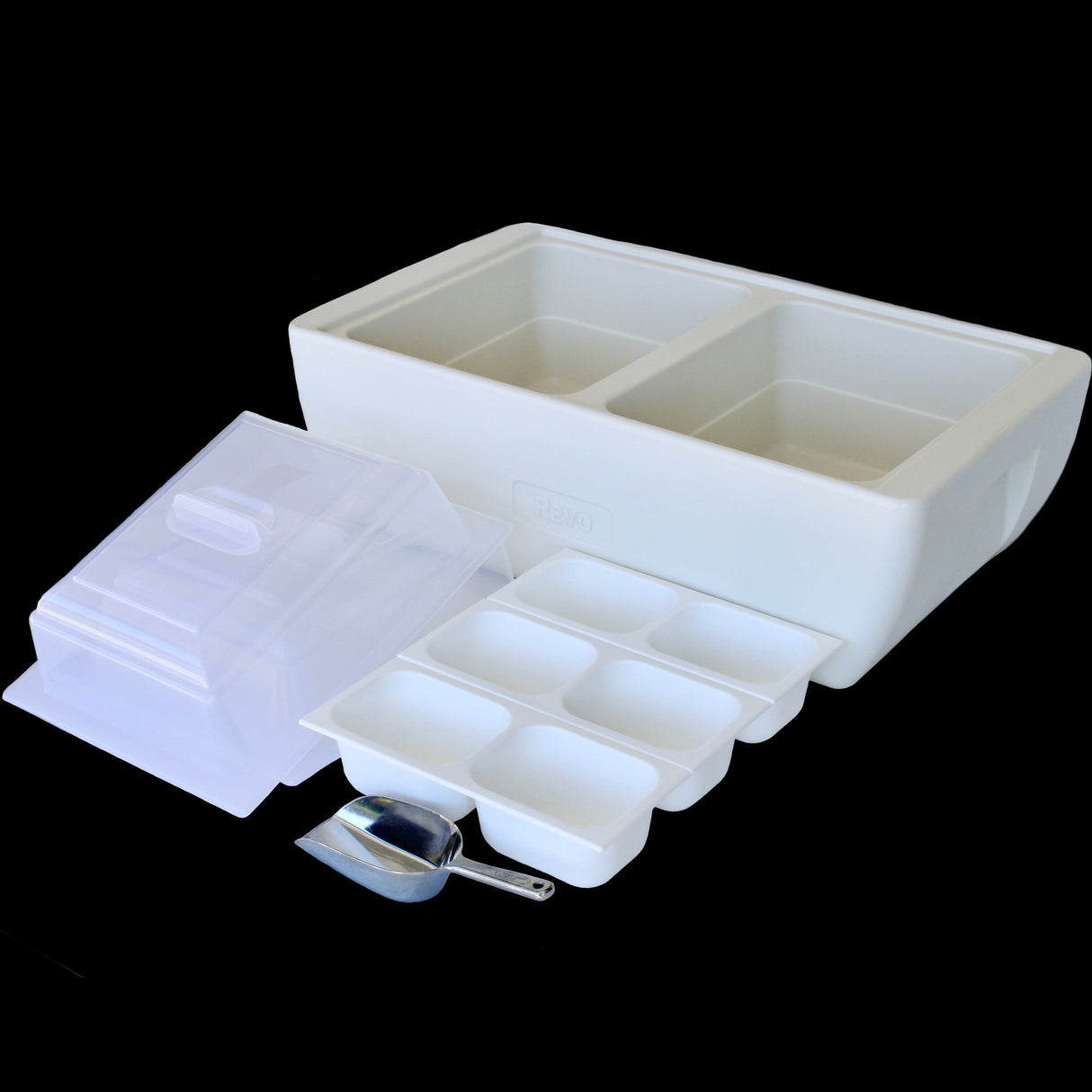 REVO Dubler Cooler | Polar White | Made in USA by REVO COOLERS, LLC