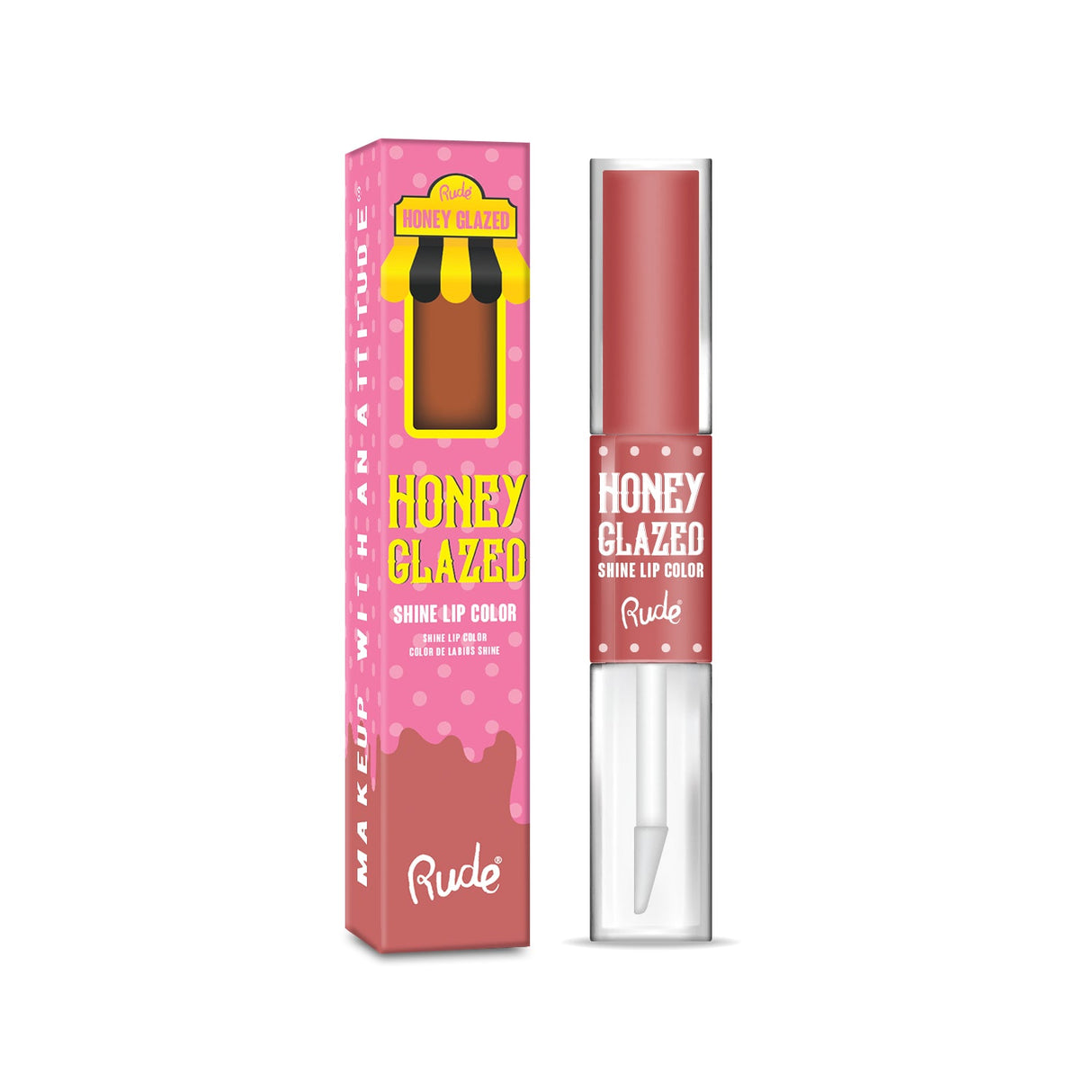 RUDE Honey Glazed Shine Lip Color - Sprinkled