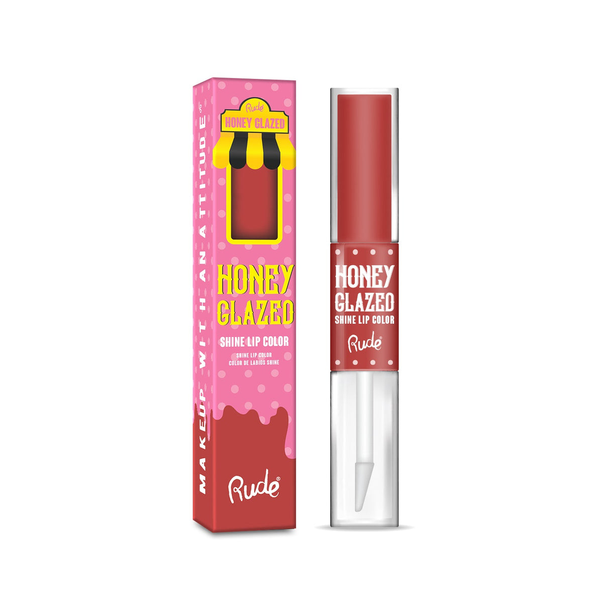 RUDE Honey Glazed Shine Lip Color - Cronuts