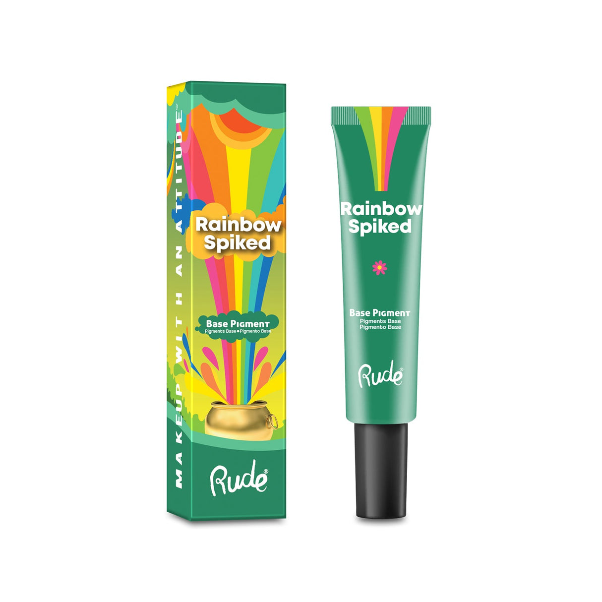 RUDE Rainbow Spiked Vibrant Colors Base Pigment - Green