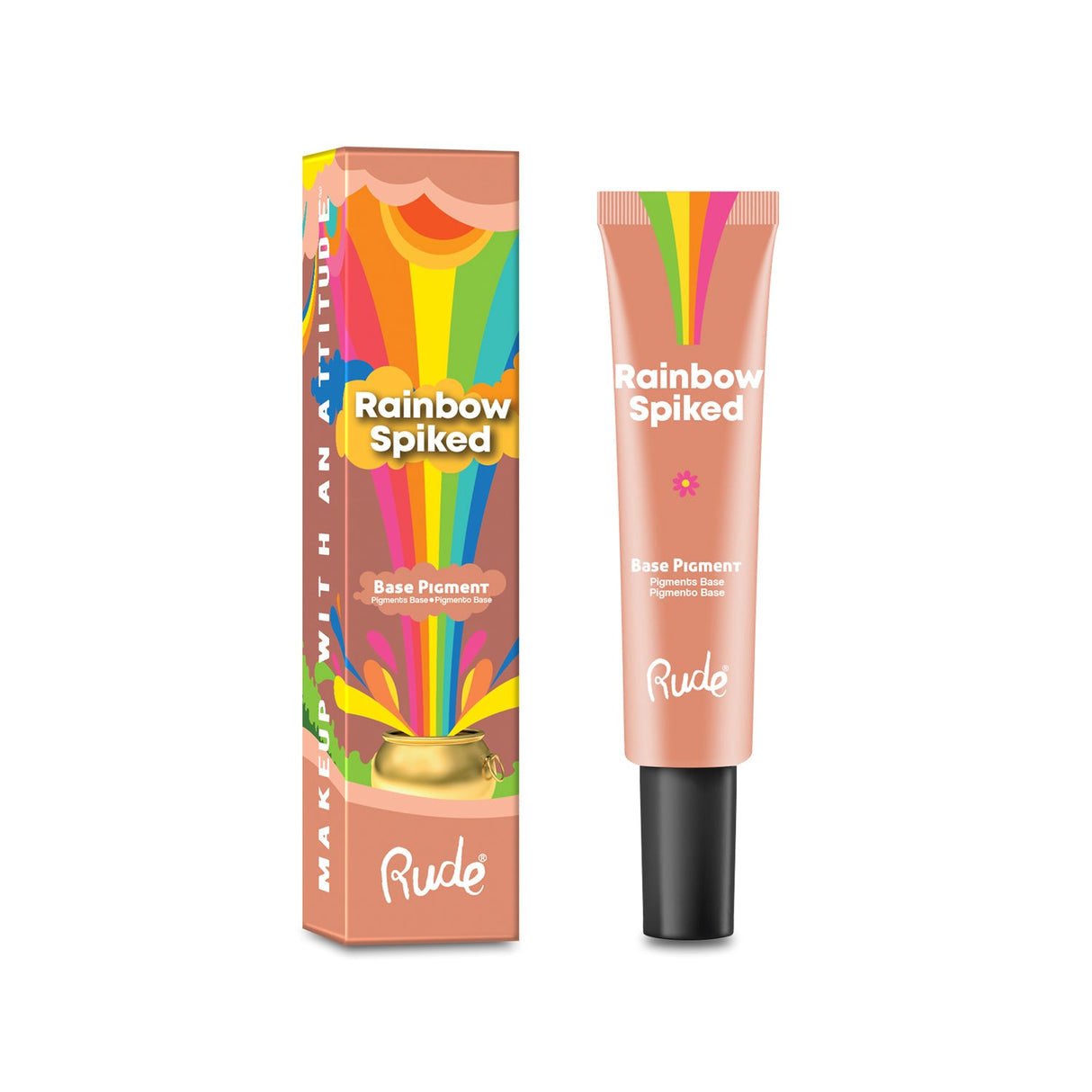 RUDE Rainbow Spiked Vibrant Colors Base Pigment - Medium