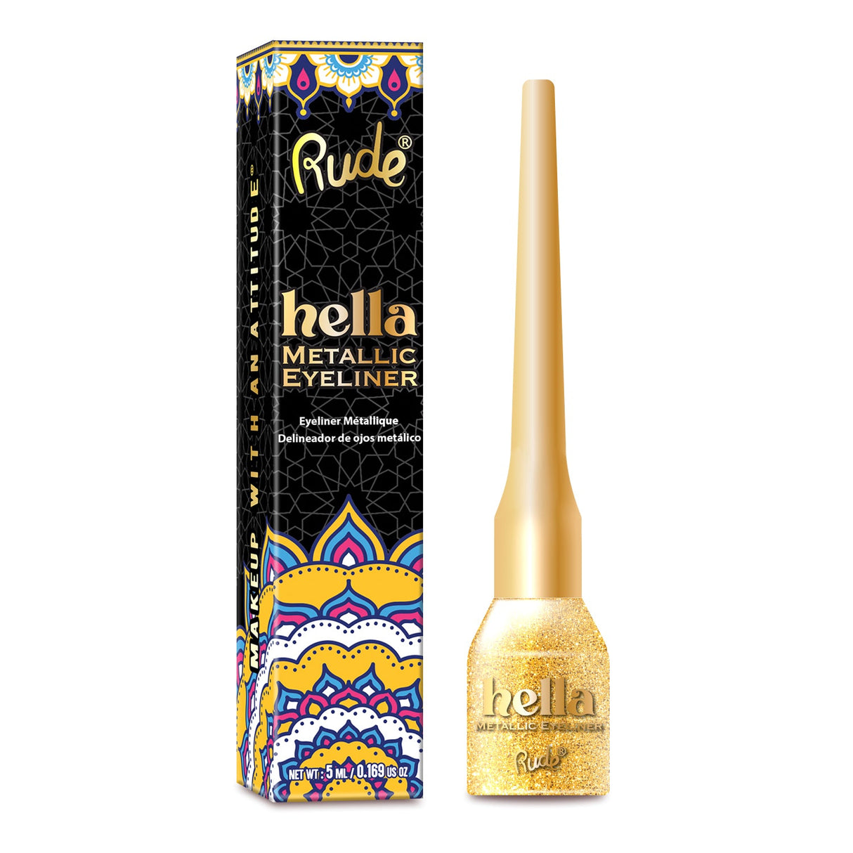 RUDE Hella Metallic Eyeliner - Citrine