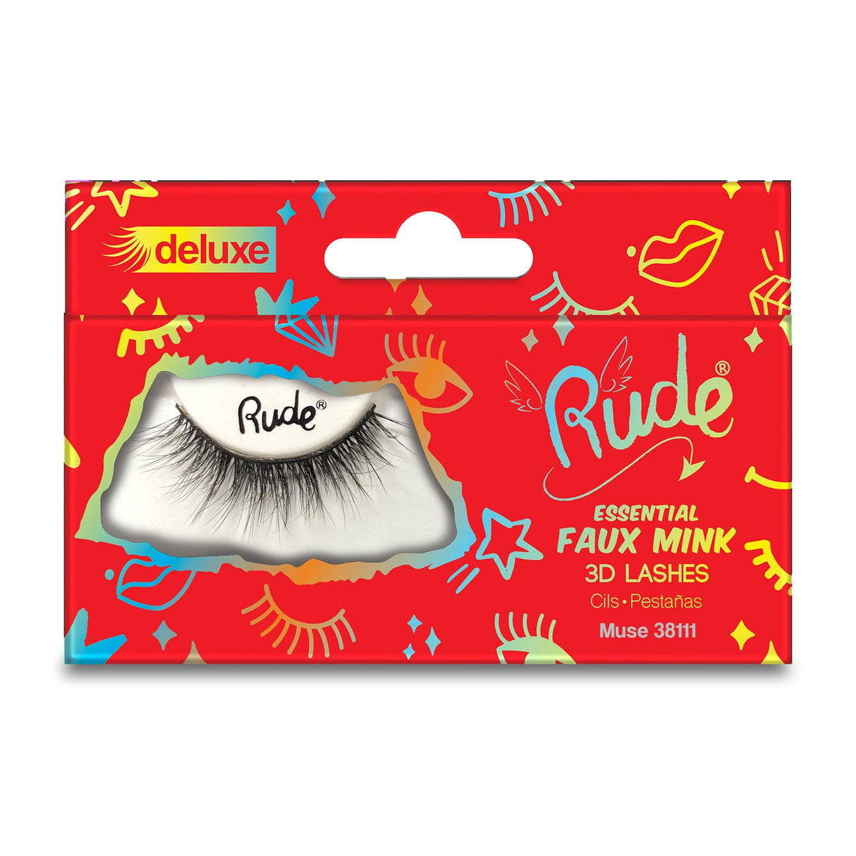 RUDE Essential Faux Mink Deluxe 3D Lashes - Muse