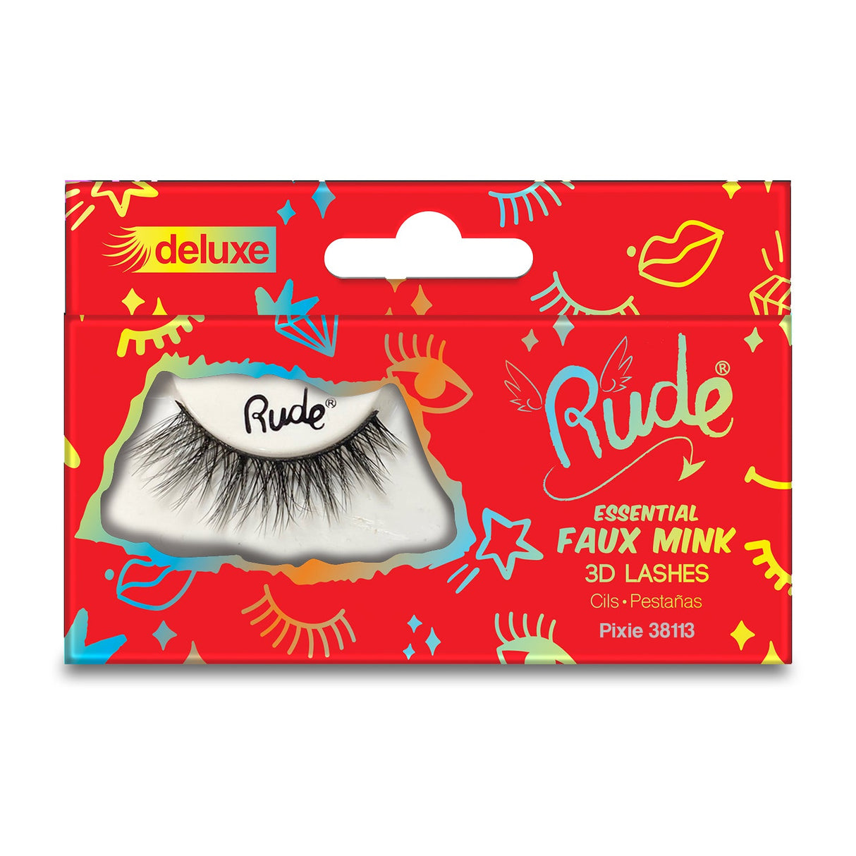 RUDE Essential Faux Mink Deluxe 3D Lashes - Pixie