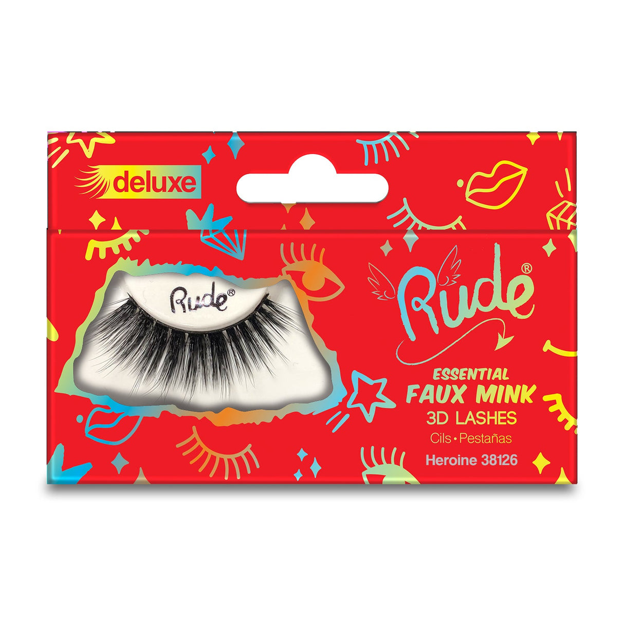 RUDE Essential Faux Mink Deluxe 3D Lashes - Heroine