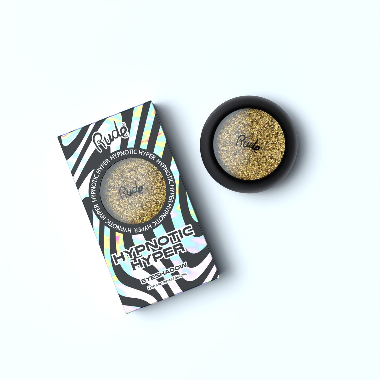 RUDE Hypnotic Hyper Duo Chrome Eyeshadow - Delirium