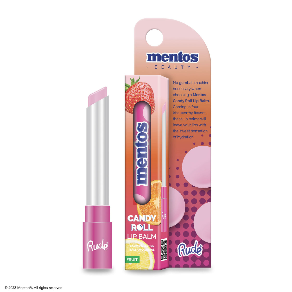 RUDE Mentos Candy Roll Lip Balm - Fruit