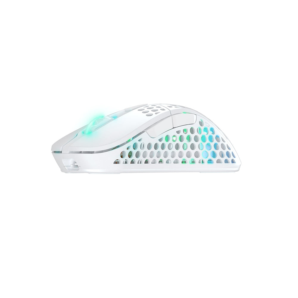 Xtrfy M4 Wireless RGB Gaming Mouse - White by Level Up Desks