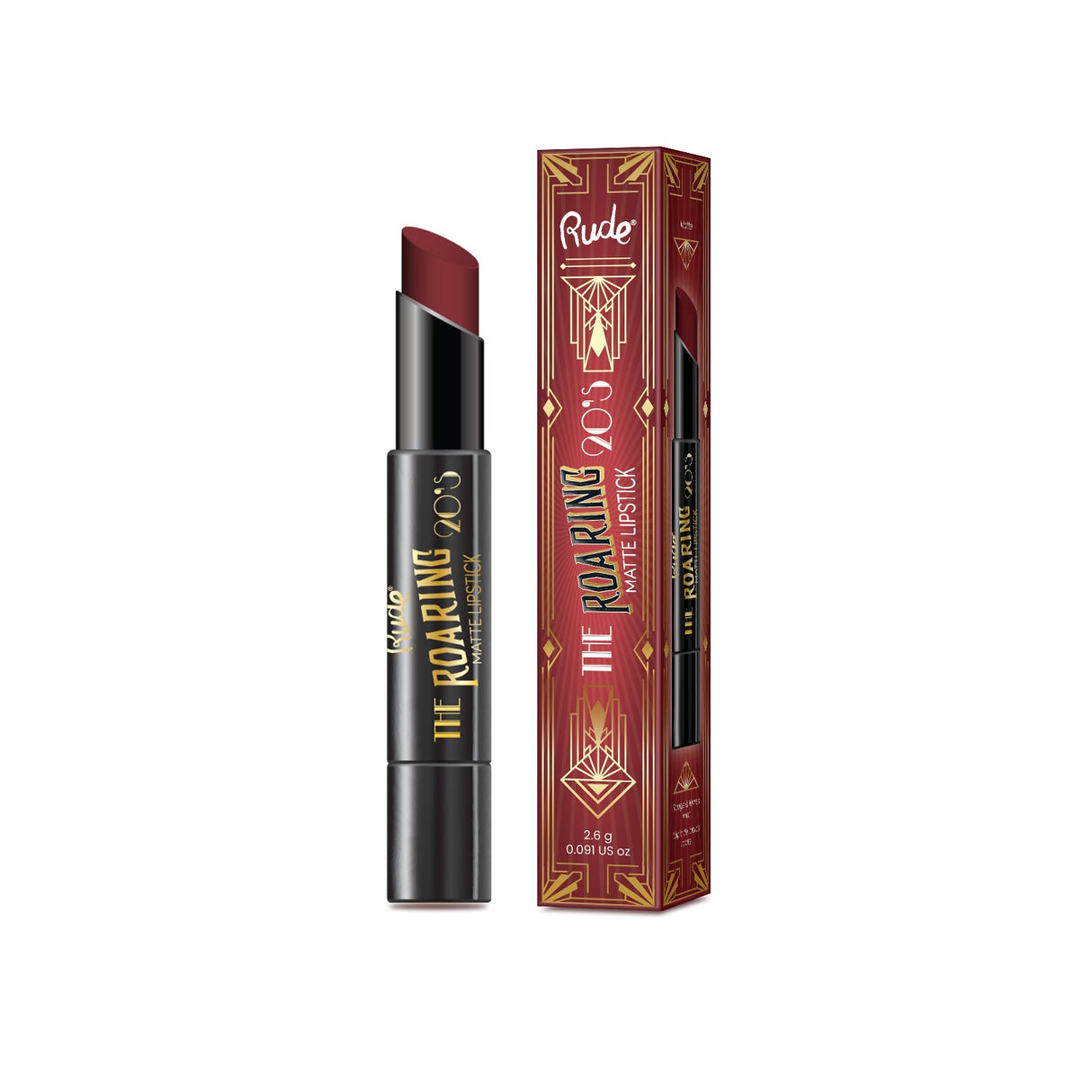 RUDE Roaring 20s Matte Lipstick - Jazzy