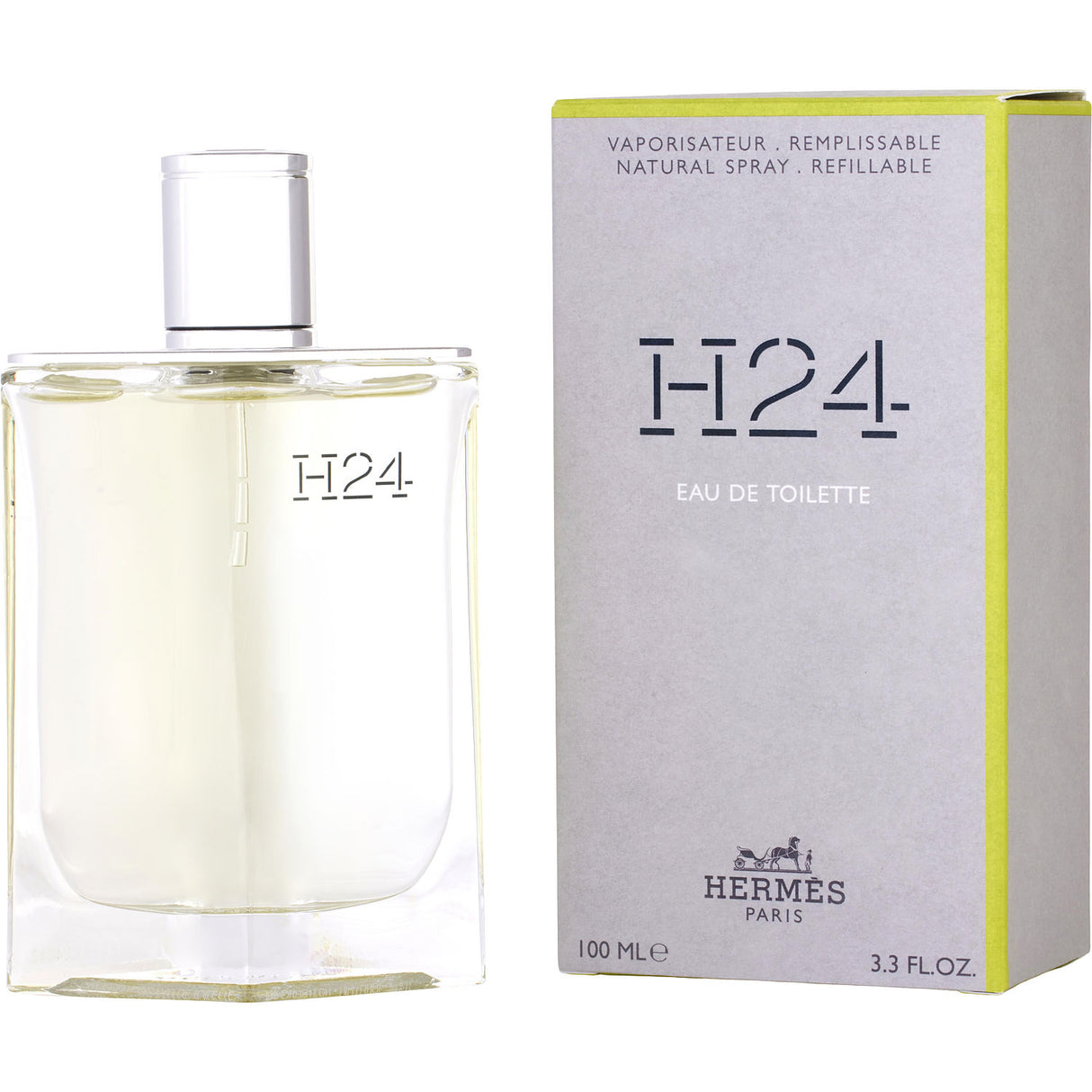 HERMES H24 by Hermes - EDT SPRAY REFILLABLE 3.4 OZ - Men