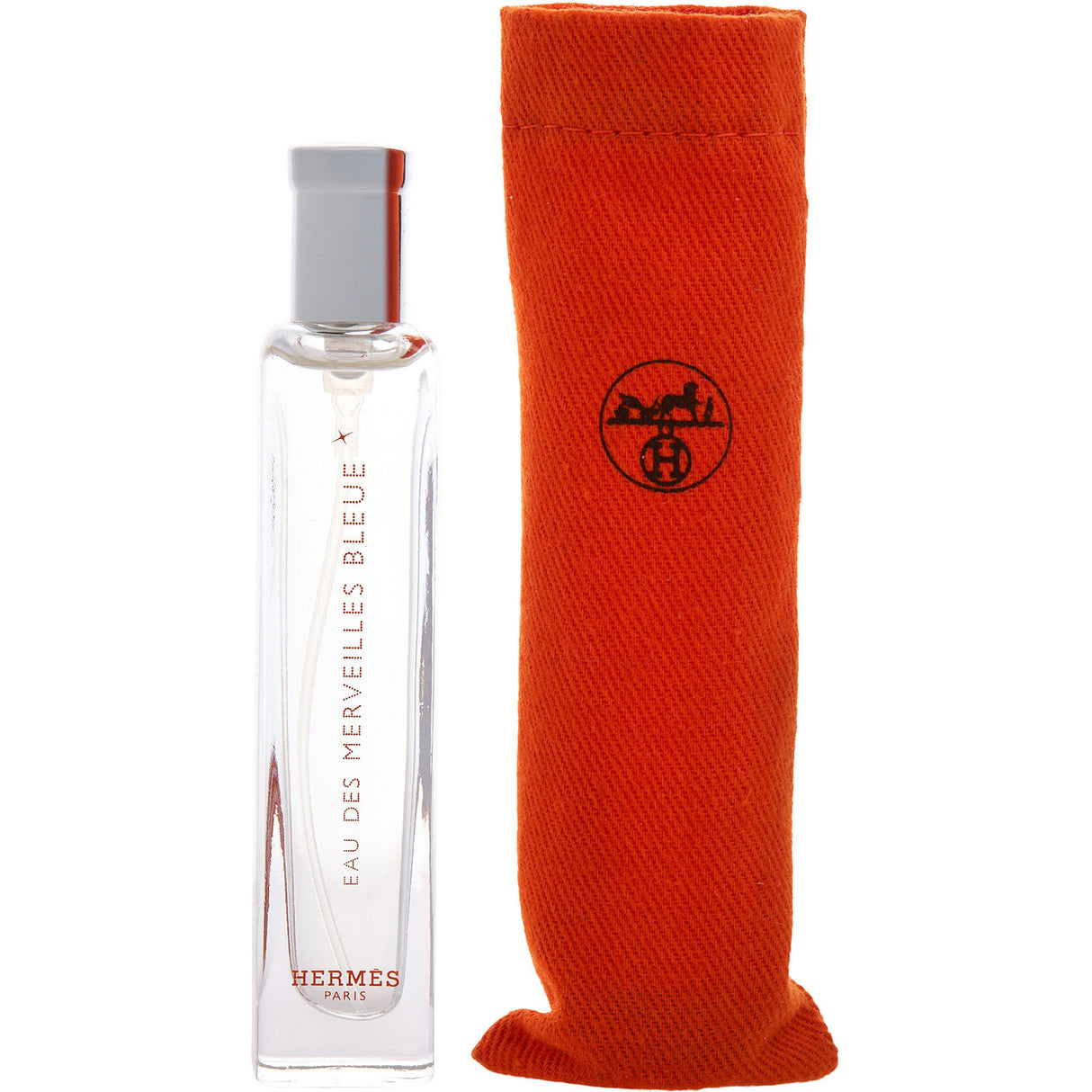 EAU DES MERVEILLES BLEUE by Hermes - EDT SPRAY 0.5 OZ IN A POUCH - Women