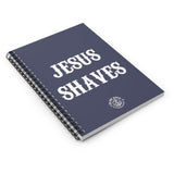 Jesus Shaves Spiral Notebook - Ruled Line by The Olde Soul