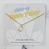 Meditation Semi-Precious Stone Pendant Necklace by Ellisonyoung.com