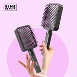 3D Self-cleaning Deluxe Rectangular Hair Brush by BimeBeauty