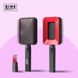 3D Self-cleaning Deluxe Rectangular Hair Brush by BimeBeauty