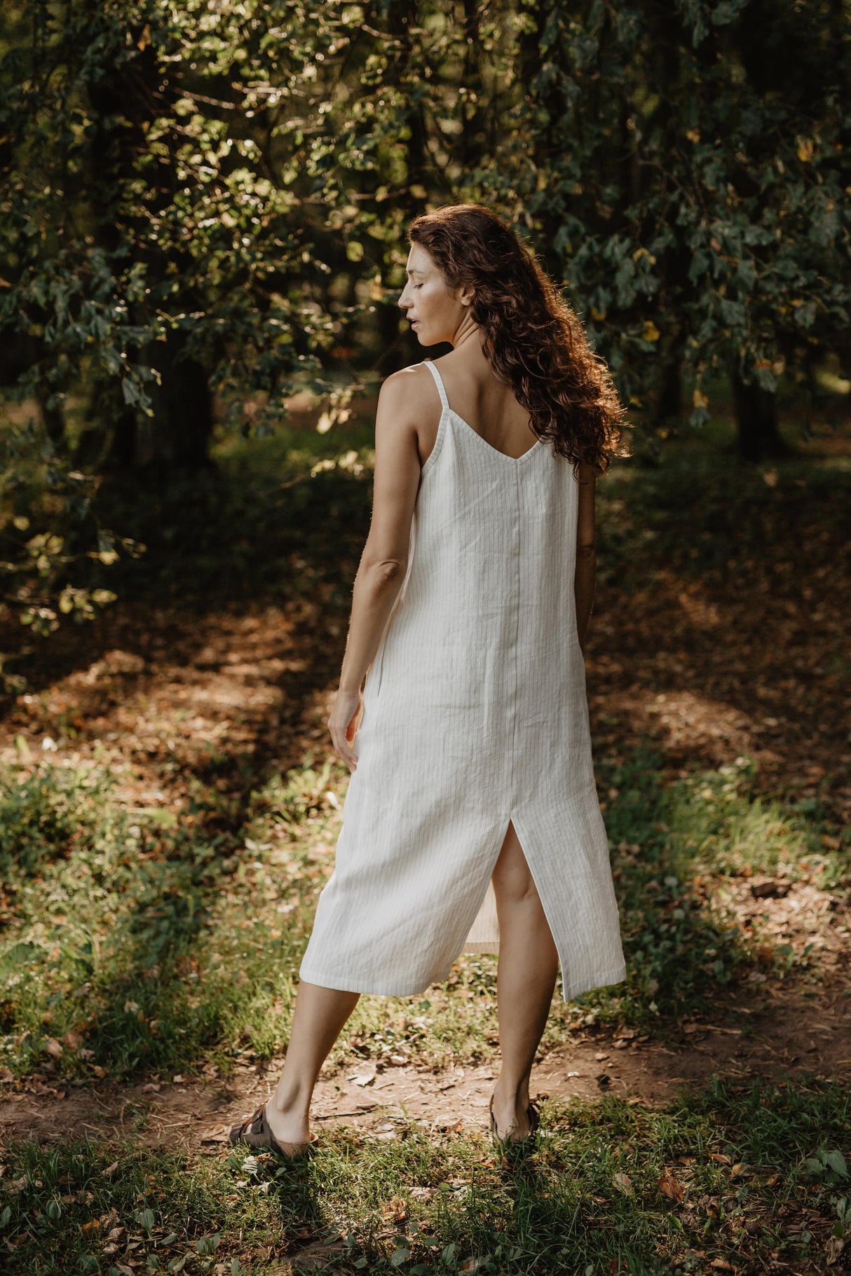 Linen long dress Jakarta by AmourLinen