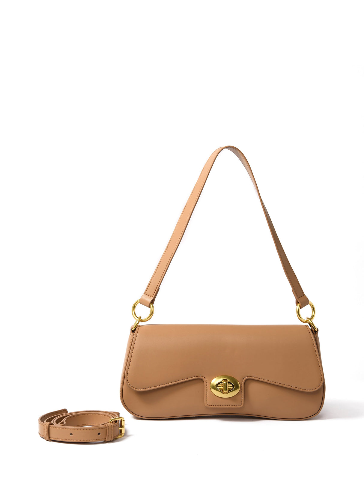 Jacqueline Leather Bag, Apricot by Bob Oré