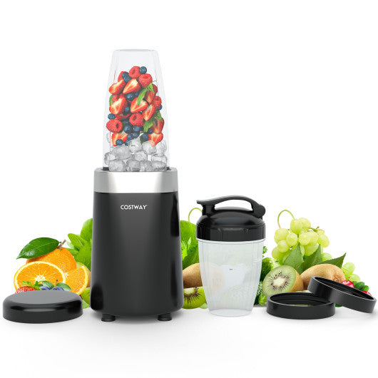 1000W Portable Blender with 6-Blade Design-Black