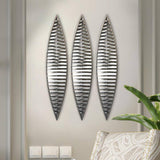 Wall Mirror - Decorative Metal Wall Mirror, set of 3pcs by Peterson Housewares & Artwares