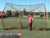 PowerNet Portable Baseball Backstop - Large 16x9ft (1149) by Jupiter Gear