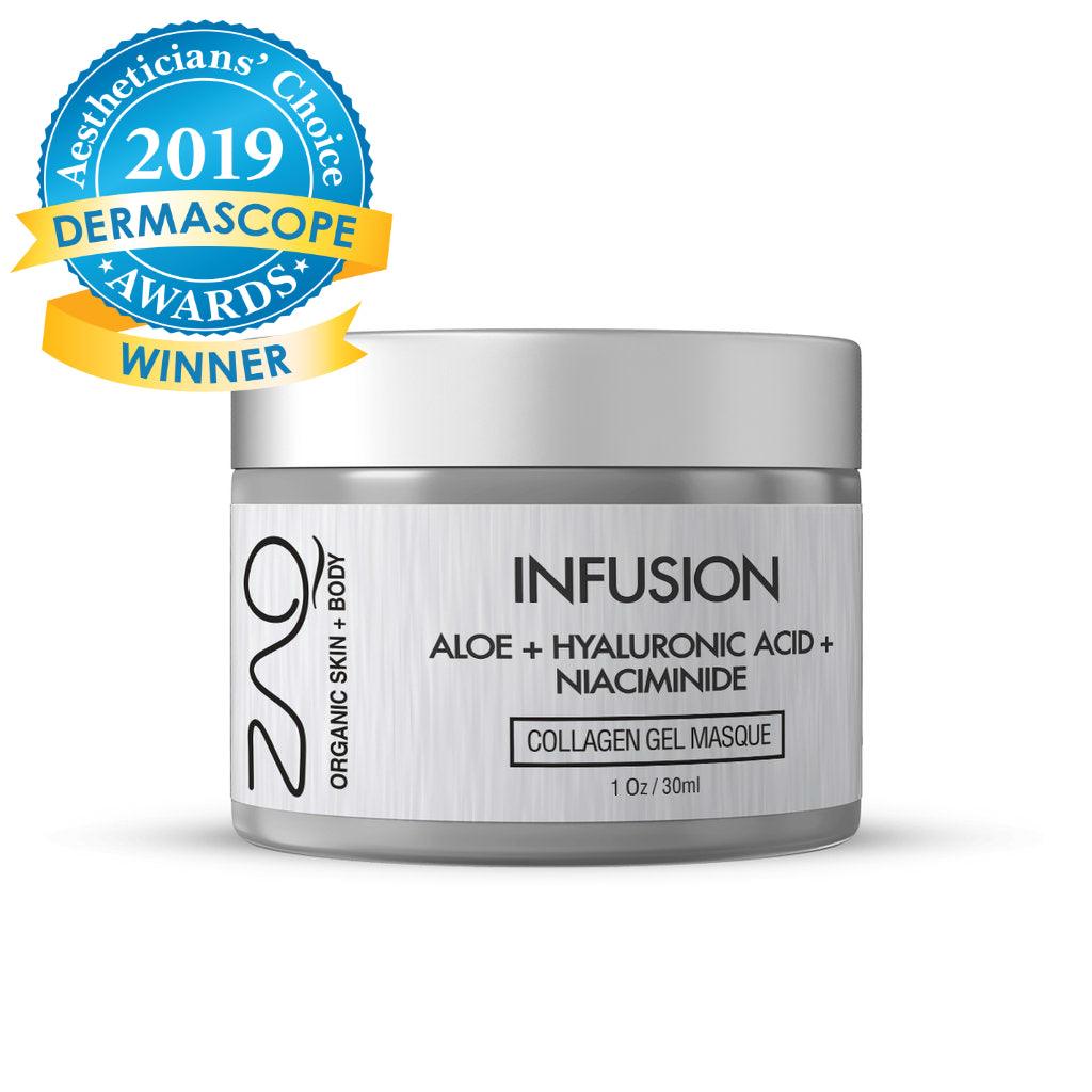 ZAQ Organic Infusion Collagen Gel Masque - Aloe + Hyaluronic Acid + Niacinamide by ZAQ Skin & Body