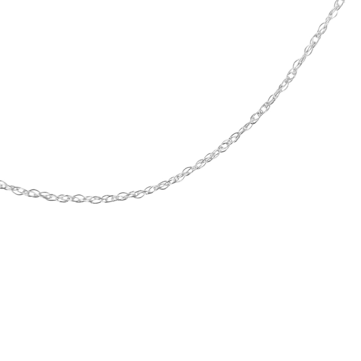 10K Gold 0.5 mm Slender & Dainty Fine Rope Chain Necklace by Haus of Brilliance