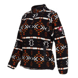 Canada Weather Gear Women's 1/4 Zip Aztec Printed Sherpa by PROOZY