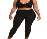 InstantFigure Power Curvy MESH Hi-waist leggings-no side seams 180PL028C by InstantFigure INC