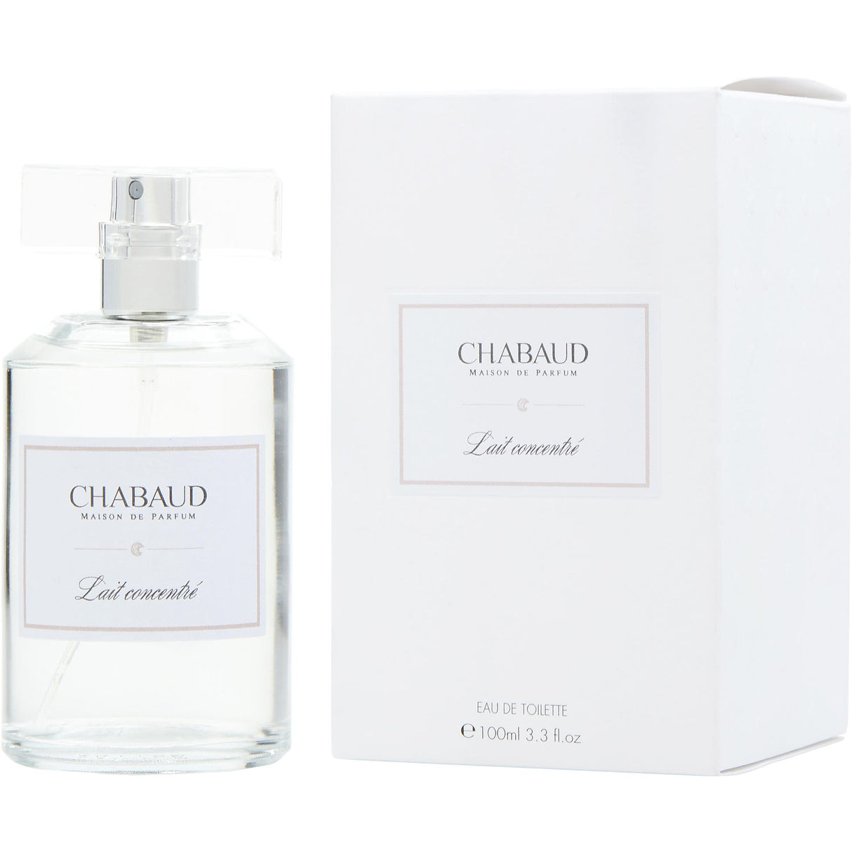 CHABAUD LAIT CONCENTRE by Chabaud Maison de Parfum - EDT SPRAY 3.3 OZ - Women