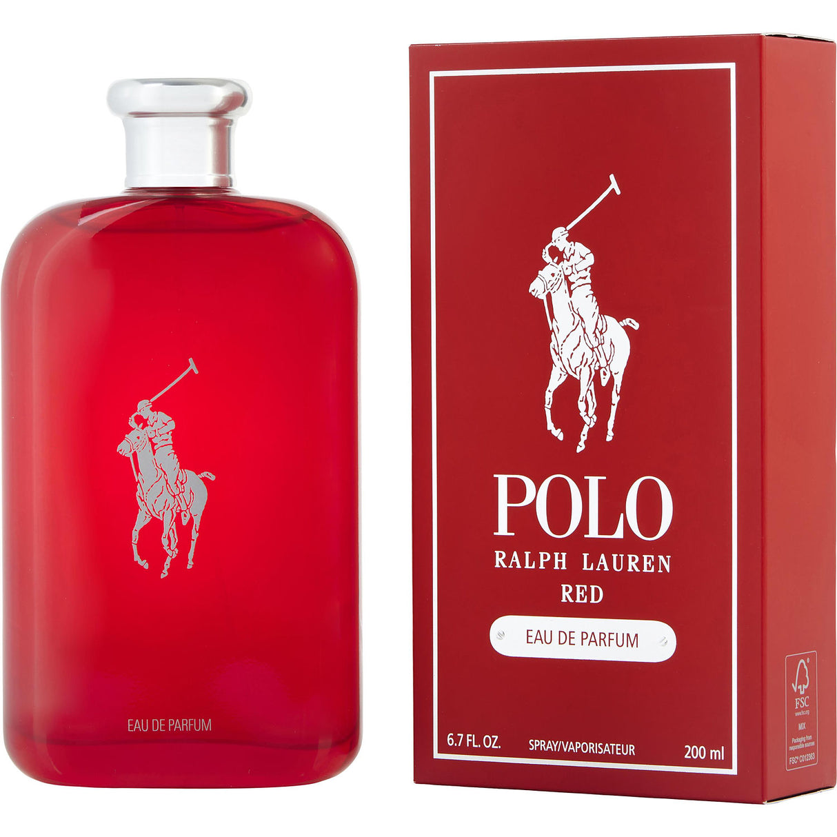 POLO RED by Ralph Lauren - EAU DE PARFUM SPRAY 6.7 OZ - Men